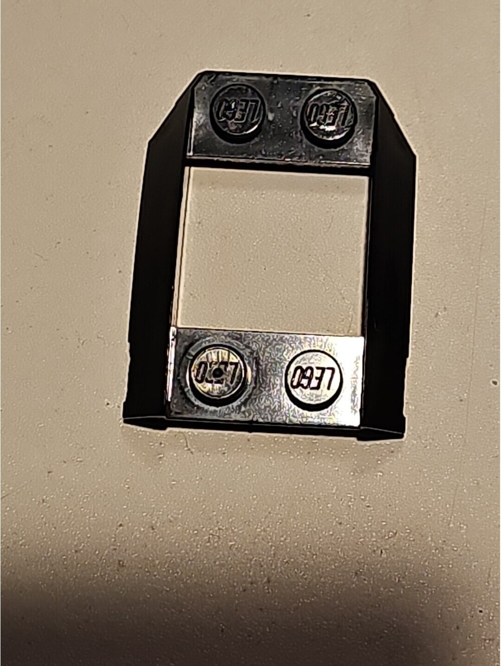 LEGO Wedge 4x3 Curved with 2x2 Cutout Black Part 47755